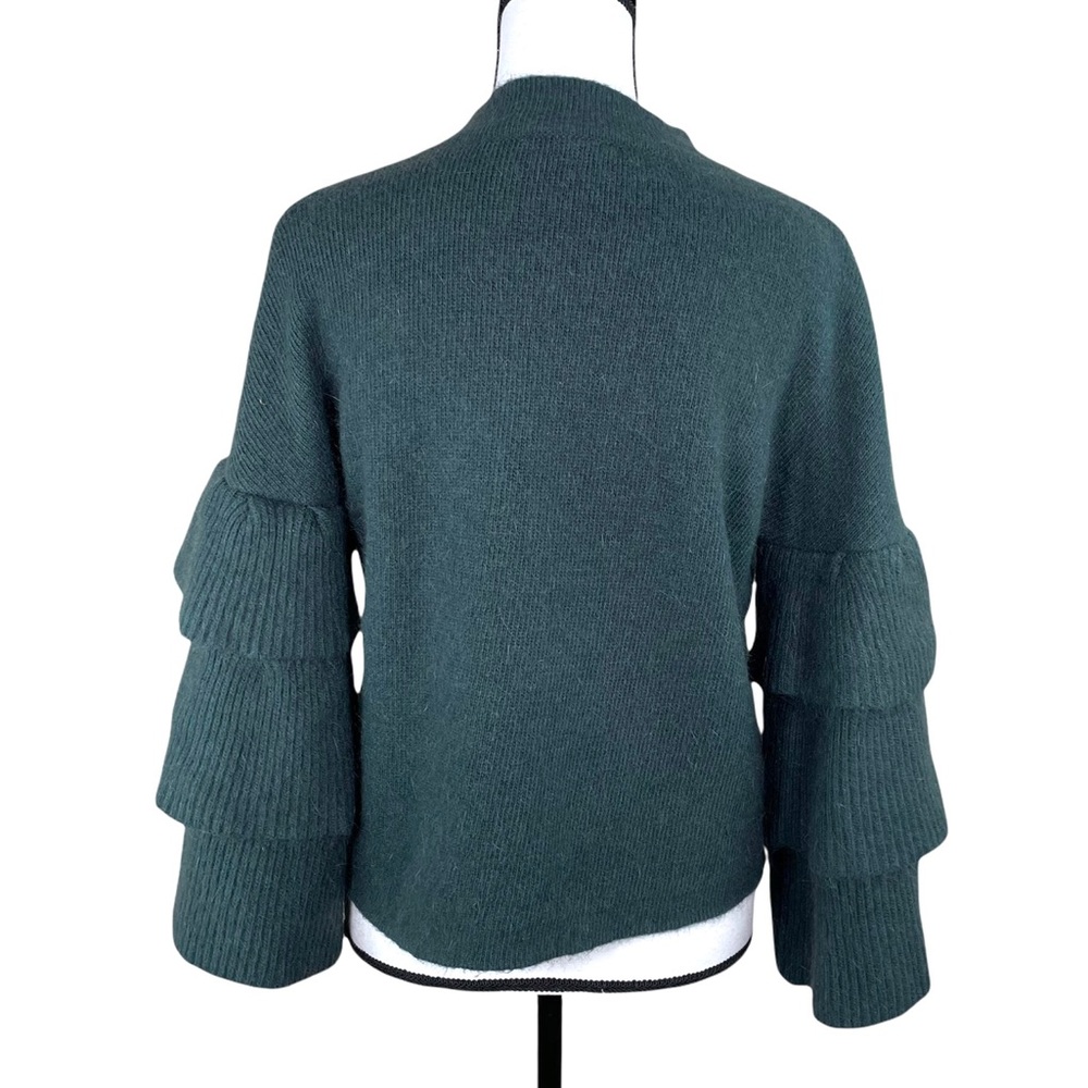 Endless Rose Forest Green Exaggerated Sleeve Sweater - Picture 5 of 5